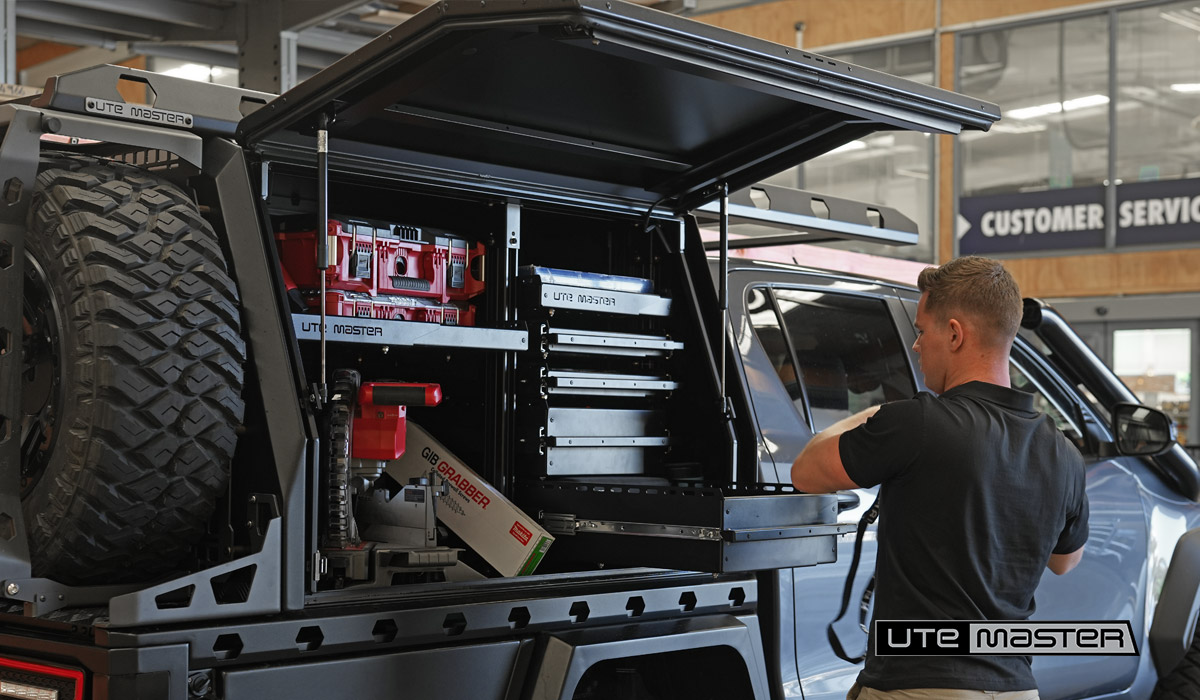 Utemaster Shelving and Drawers Tradie Ute Storage Solution