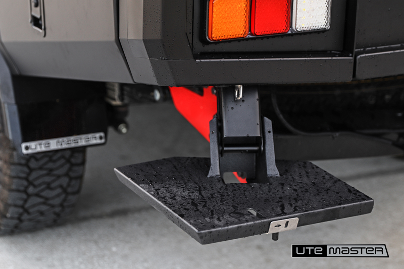 Utemaster TrailCore Service Body Folding Rear Step