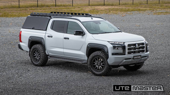 Utemaster Centurion Canopy Metal Wellside Canopy to suit 2025 Mitsubishi Triton White