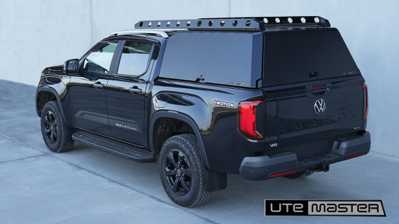 Utemaster Centurion Canopy to suit 2023 Amarok Black Ute Canopy Secure Tough