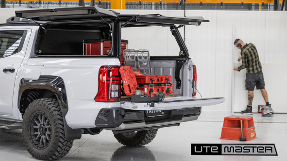 Utemaster Centurion Tub Canopy setup to suit Mitsubishi Triton 2025