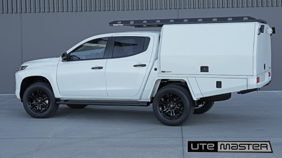 Utemaster TrailCore Service Body to suit Mitsubishi Triton Tradie Builder Ute Setup Tough Ute Accessories