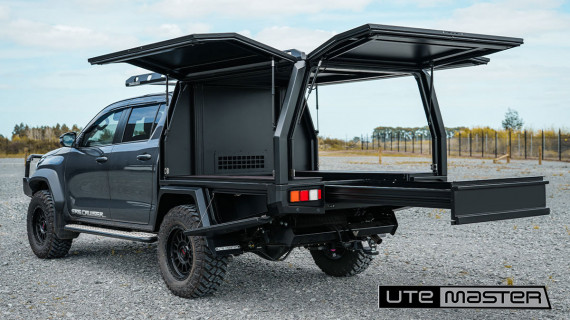 Utemaster TrailCore Service Body to suit Toyota Hilux SR5 Grey
