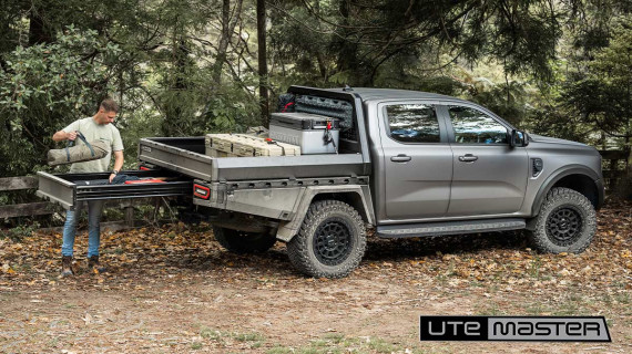 Utemaster TrailCore Tray UnderBody Drawer Adventure Gear Fishing Ford Ranger