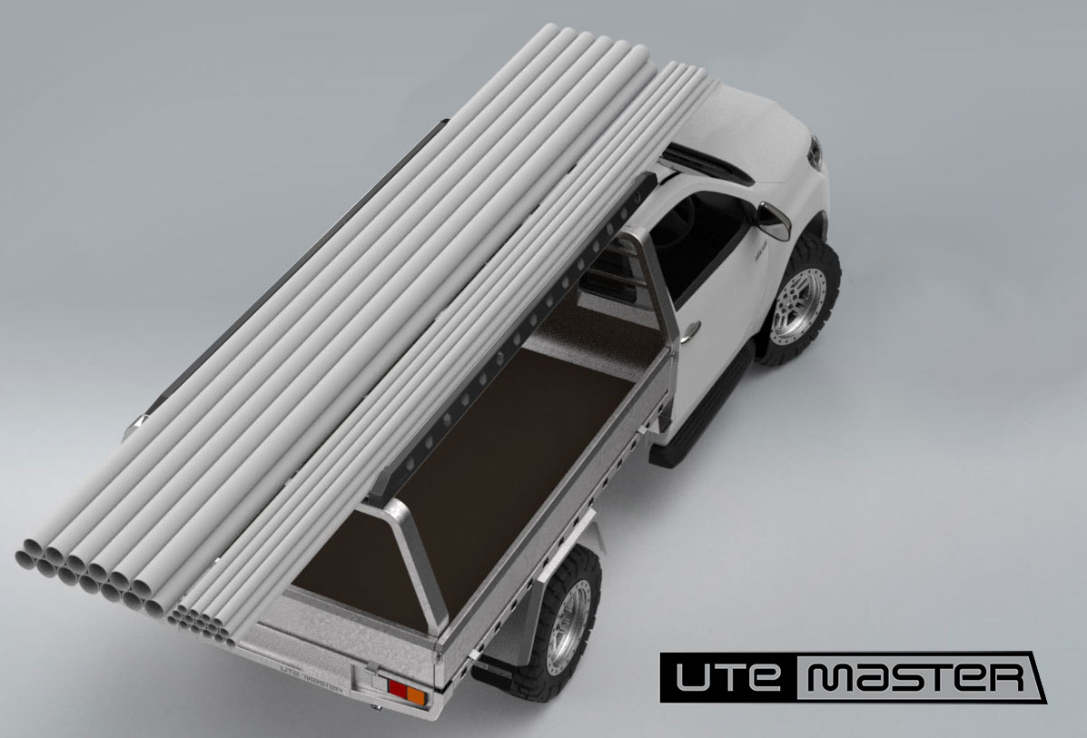 Utremaster Cantilever Roof Rack to suit Steel Flat Deck