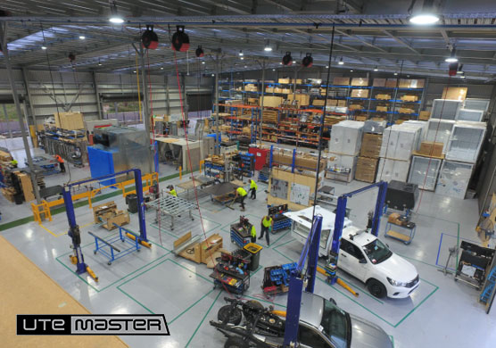 Utemaster Factory In house manufacturing capabilites