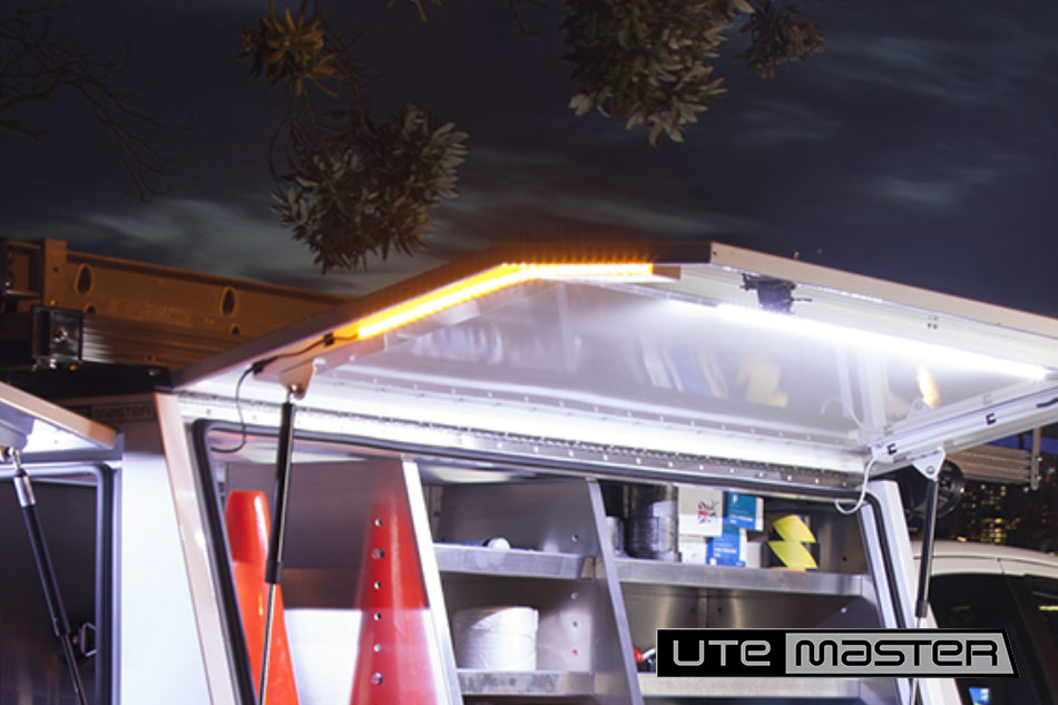 LED Hazard Warning Strip Lights to suit Utemaster Service Body