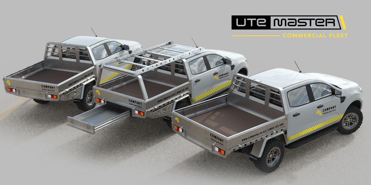 Utemaster Steel Flat Deck Commercial Fleet Line Up
