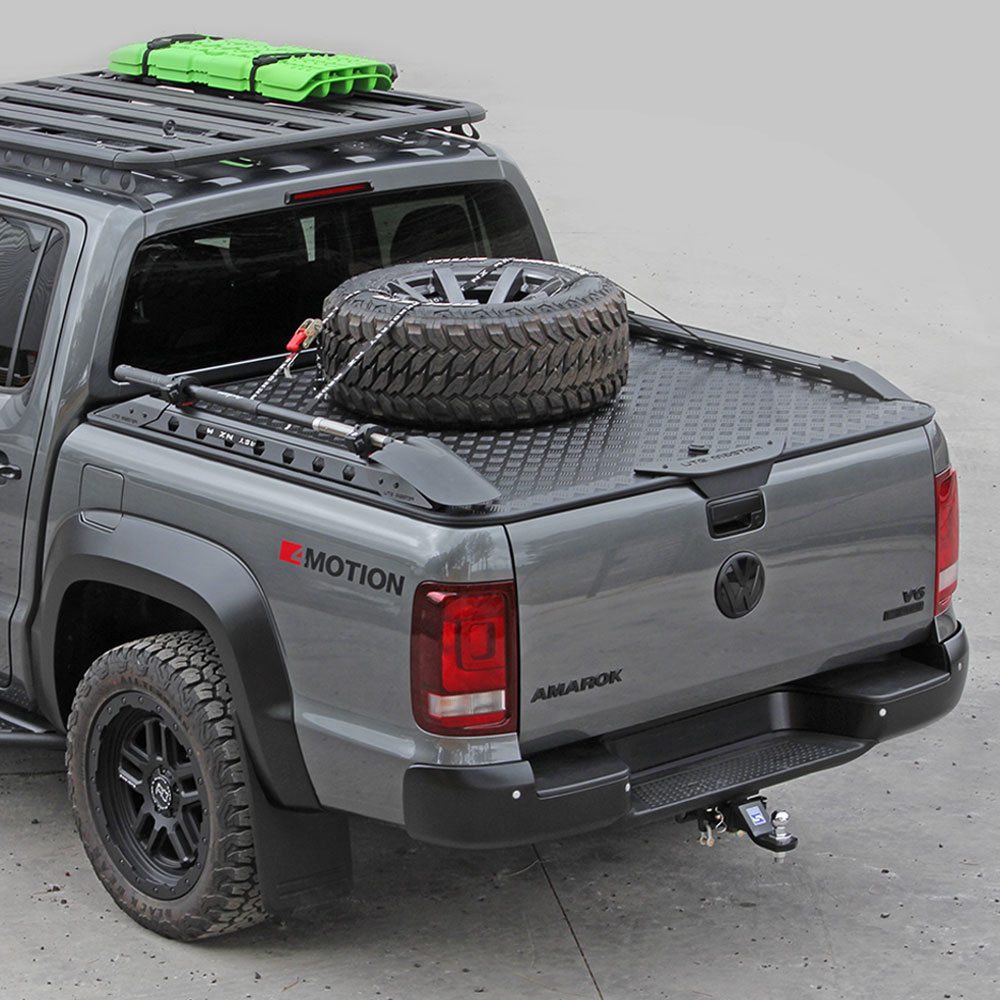 Utemaster Hard Lid Load Lid to suit Volkswagen Amarok VW Overlander Overland 4x4 Adventure Offroad Grey