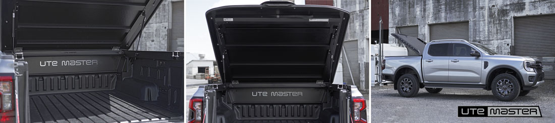 Utemaster Load Lid to suit 2022 Next Gen Ford Ranger Wildtrak Ute Hard Lid Roller Shutter Alternative