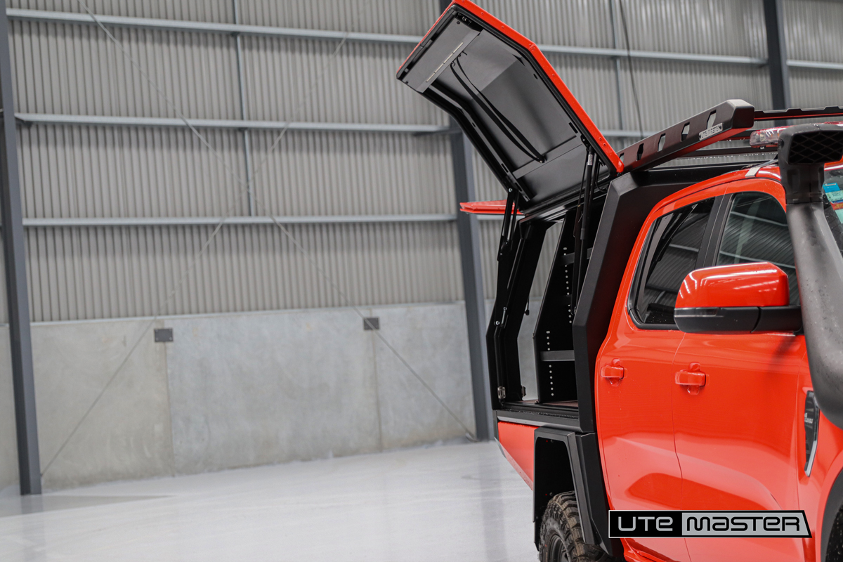 Utemaster TrailCore Service Body Road Side Safety Door For Tradies