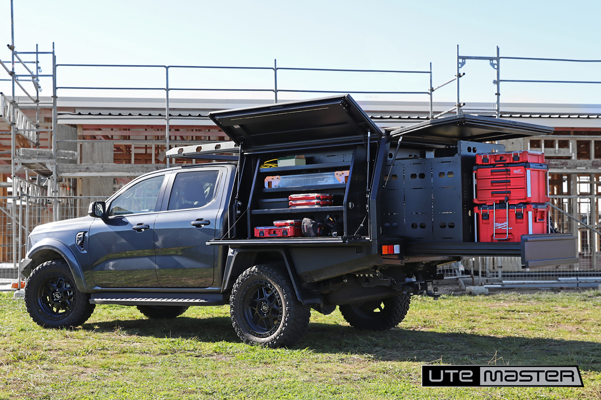 Utemaster TrailCore Service Body Box Body Tradie Ute 4x4 Builder Ford Ranger Storage Toolbox 