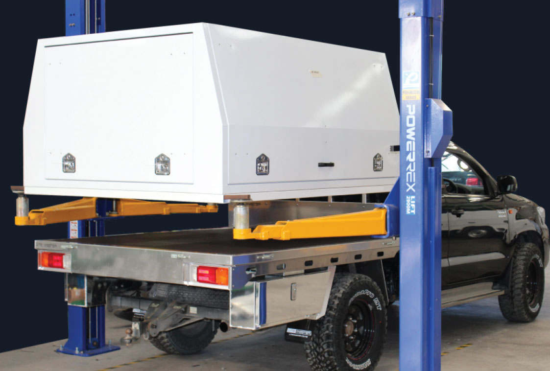 Our Process 9 Mounting Service Body to flat deck