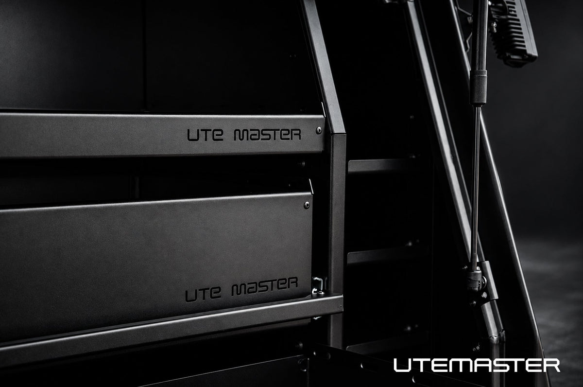 Details of Utemaster TrailCore Tray Service Body Canopy Internal Shelving